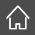 Simple house icon symbolizing real estate or home ownership