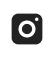 Instagram logo icon for social media connection
